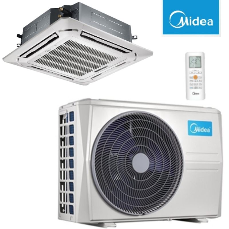 Midea 1.0 Ton Ceiling Cassette Inverter Air Conditioner